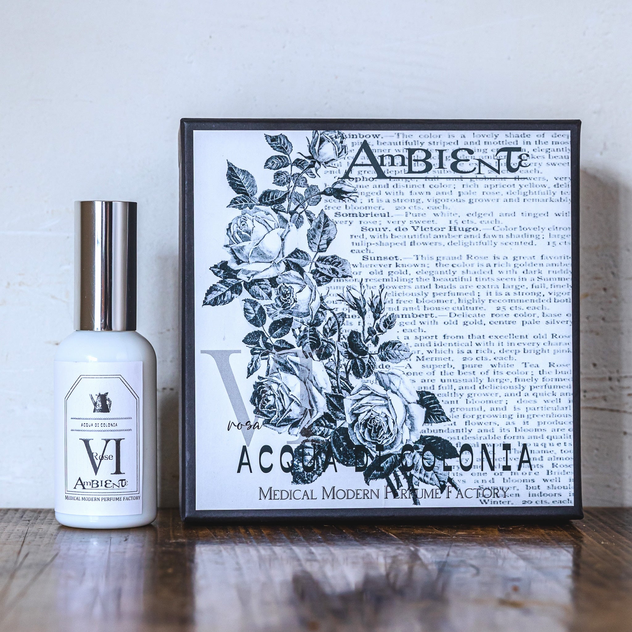 Ambiente(アンビエンテ) / Acqua di Colonia BASIC　水性香水　＃６Damask rose（ダマスクローズ）