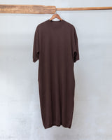 クルーネックニットドレス| ウールカシミア