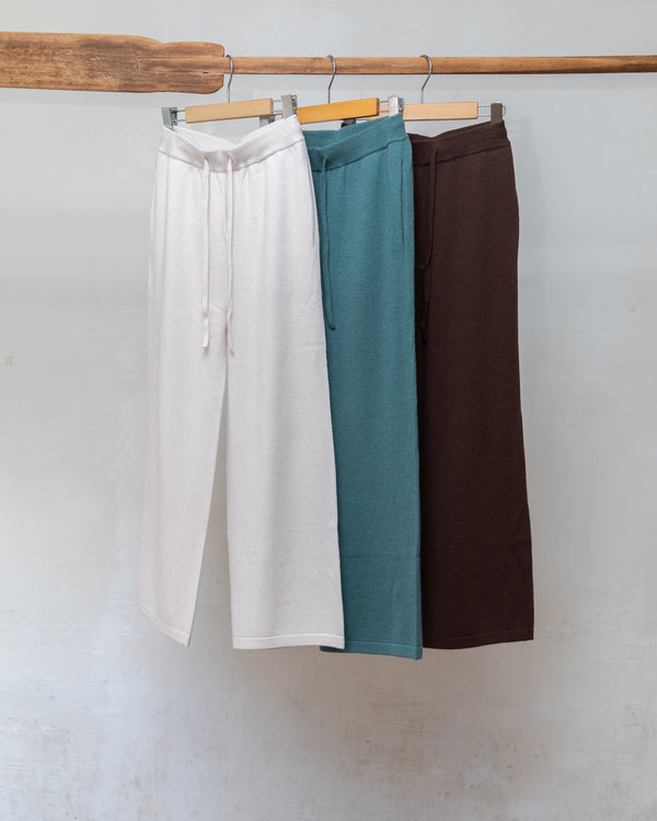 ストレートニットパンツ| ウールカシミア