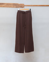 ストレートニットパンツ| ウールカシミア
