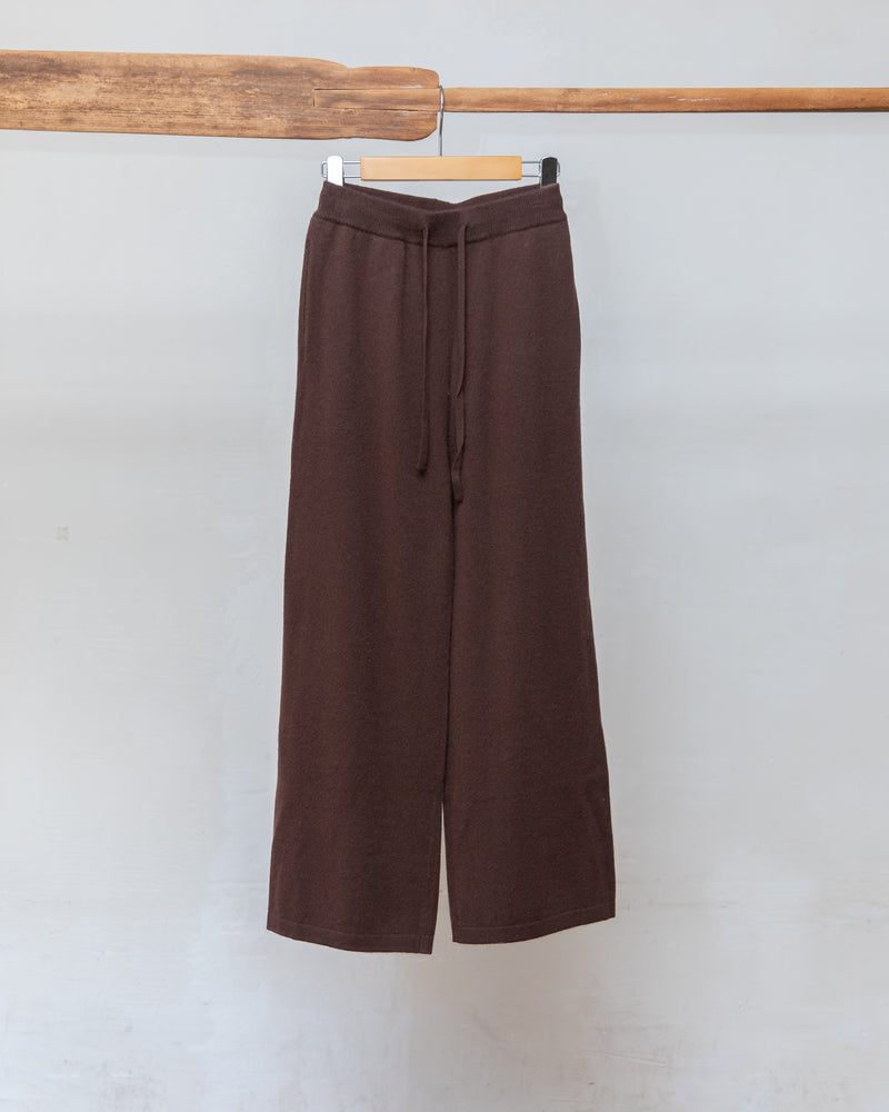 ストレートニットパンツ| ウールカシミア